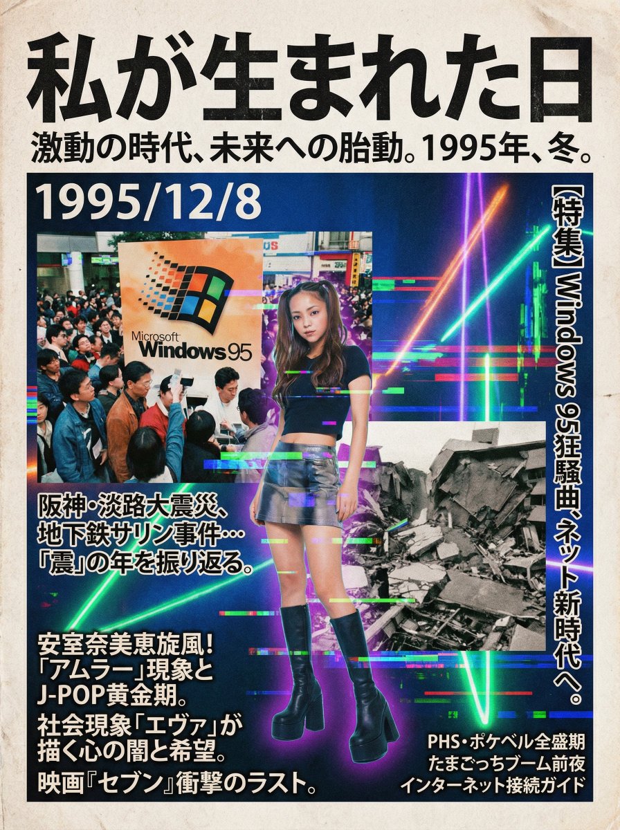 Magazine Cover Generation Based on Birth Date Prompt 2
