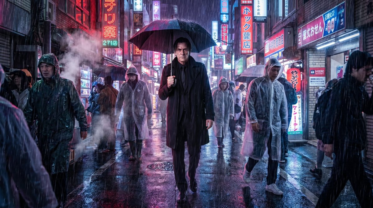 Vampire Detective Cyberpunk Scene 2