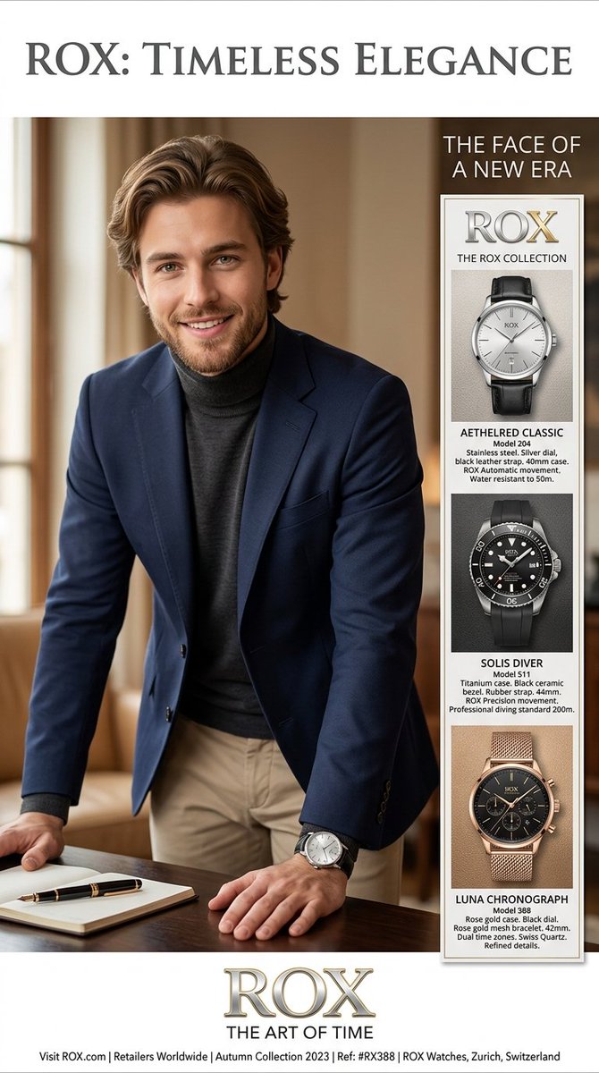Luxury Watch Magazine Advertisement 1
