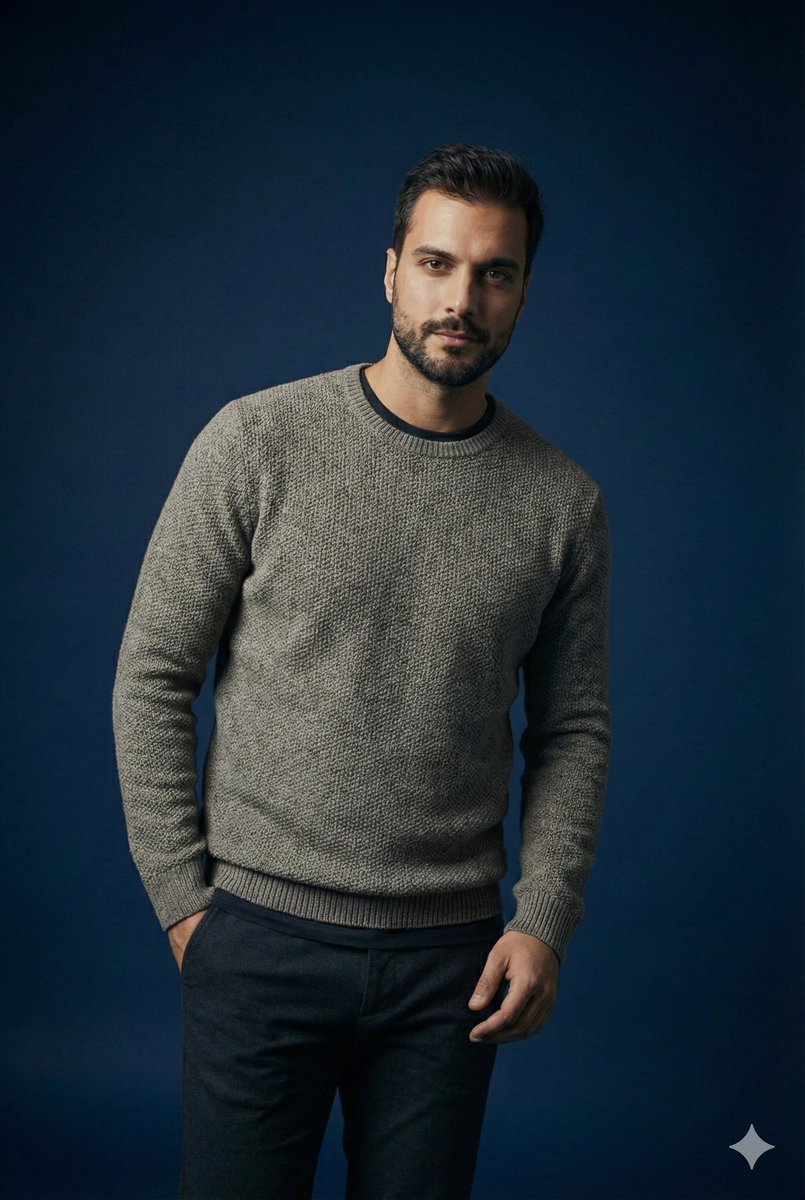 Studio portrait parameter-style prompt for a male subject 3