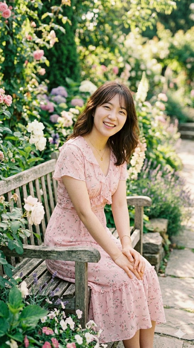 Sunlit Garden Portrait 1