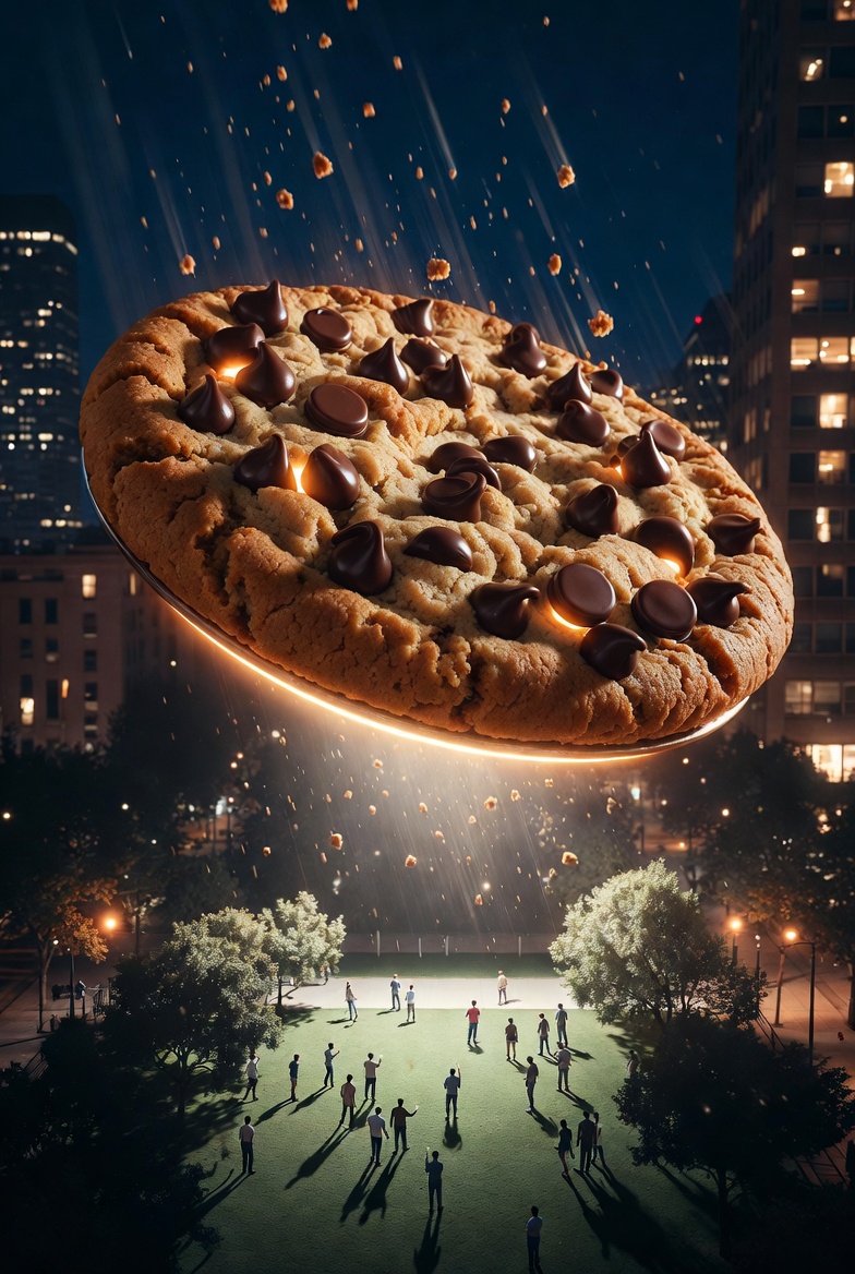 Sci-Fi Encounter with Giant Floating Cookie 2