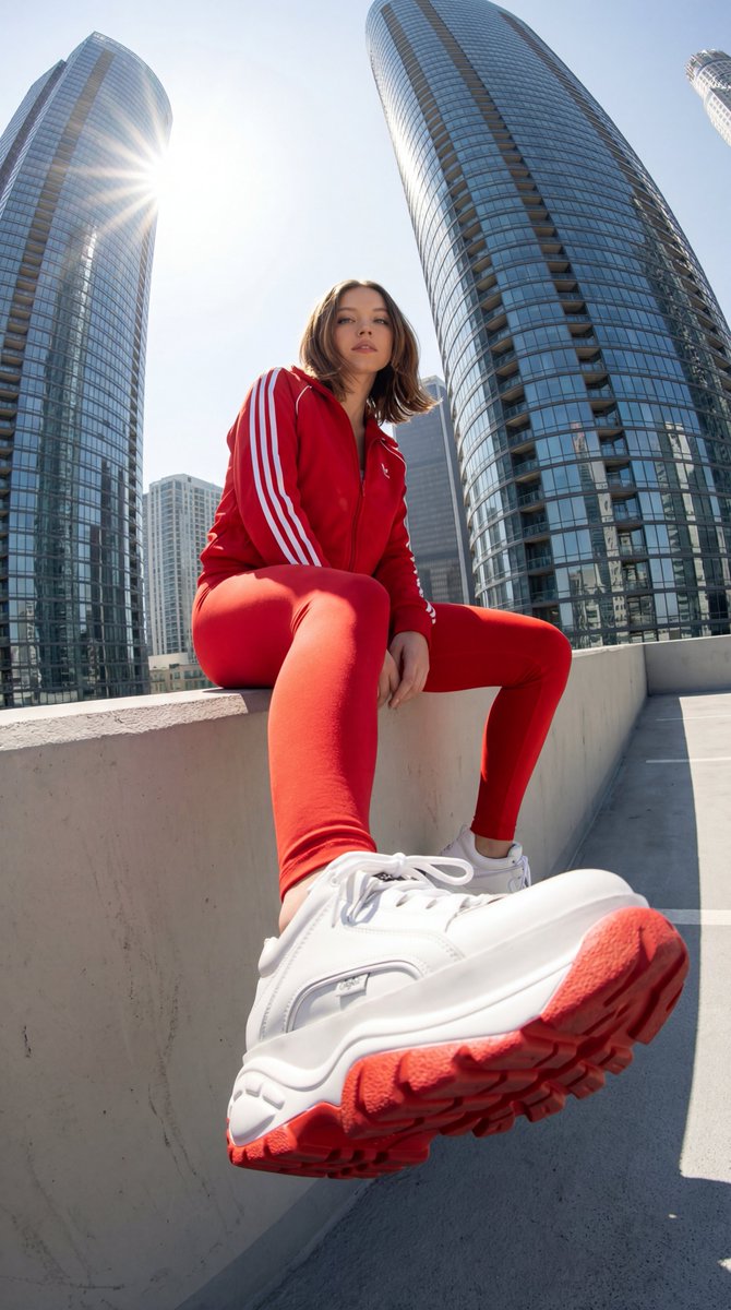Urban Streetwear Photo with Extreme Fisheye Perspective 2