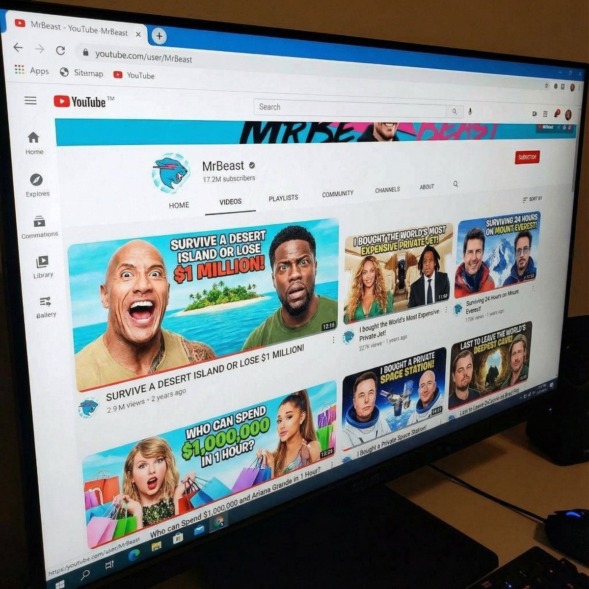 MrBeast-style YouTube channel redesign 3