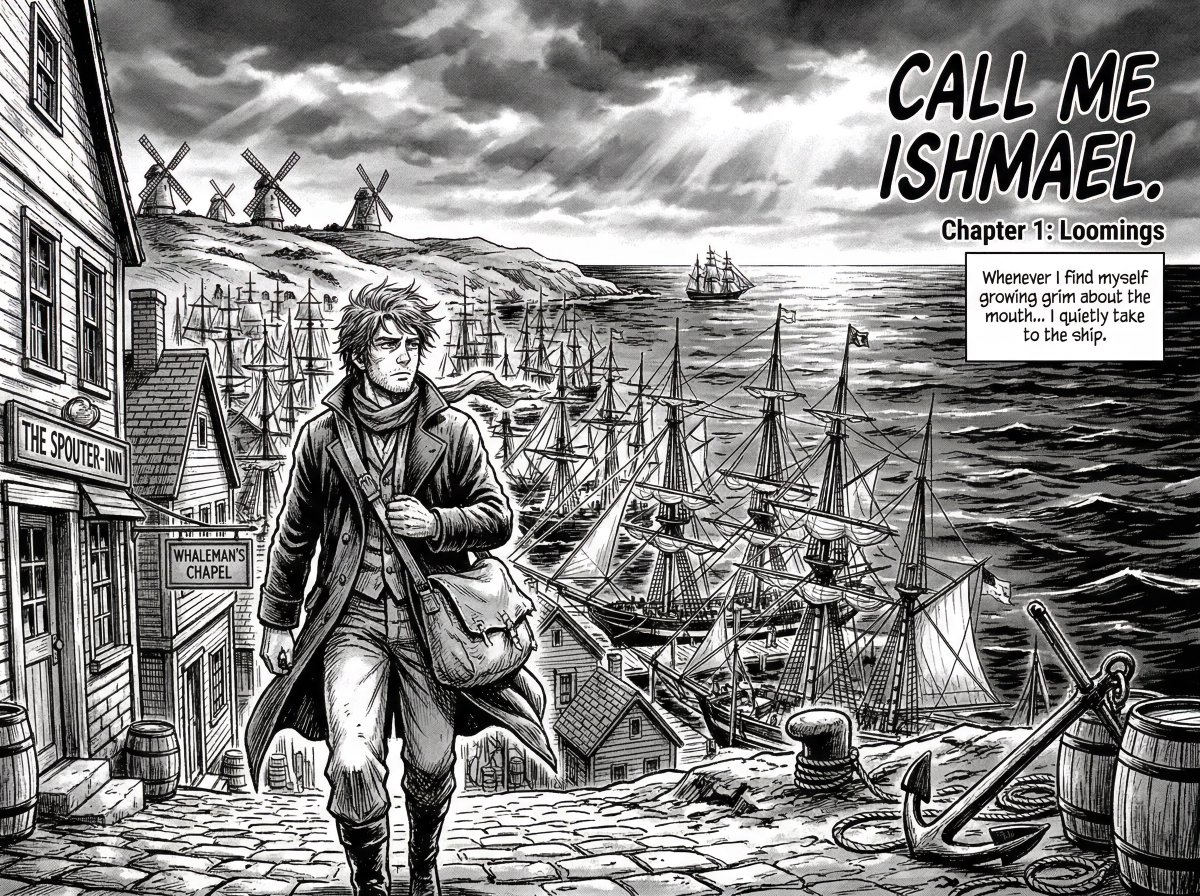 Manga Retelling of a Novel Opening 1
