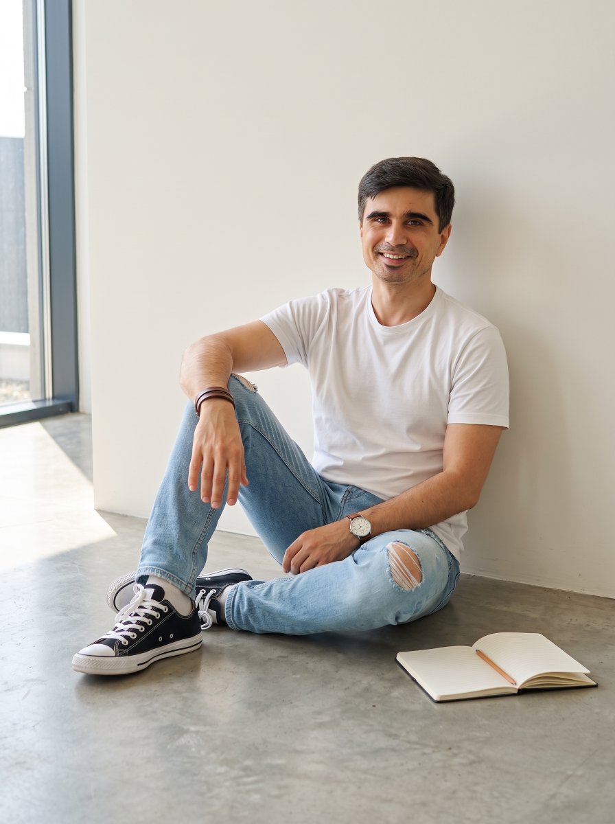 Minimalist Indoor Lifestyle Portrait 2