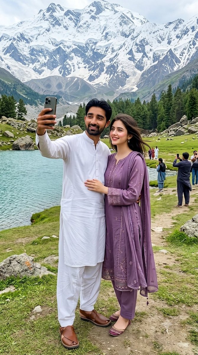 South Asian Couple Skardu Travel Photo 1