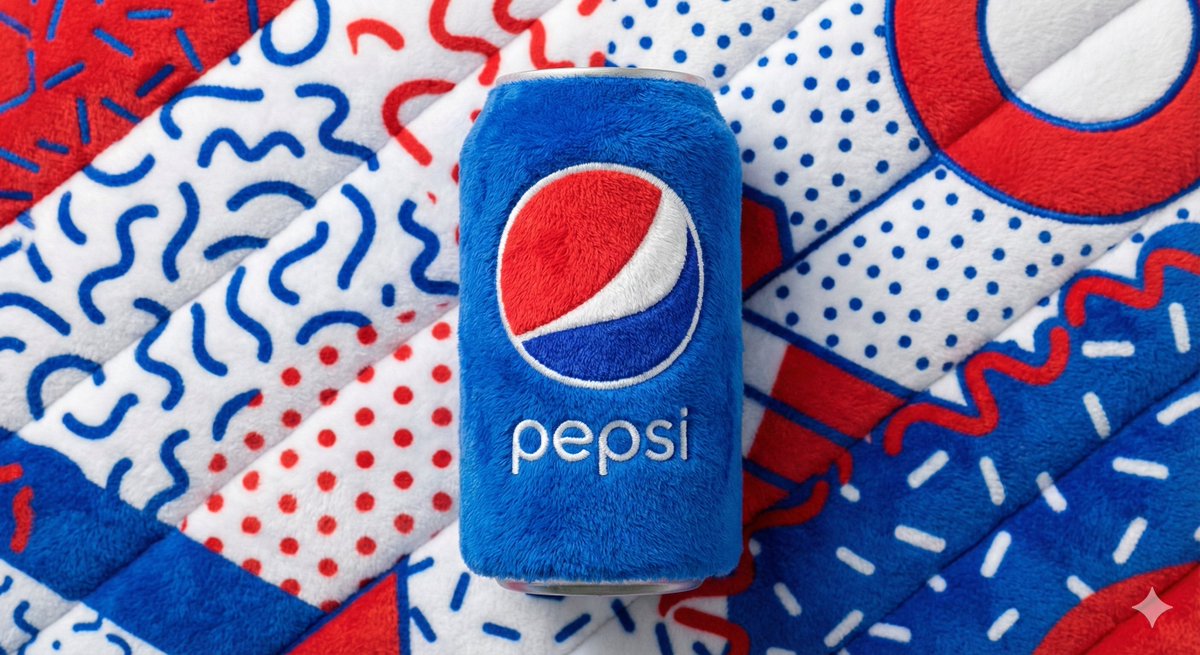 Pop Art Plush Product Shot of a Beverage Can 2