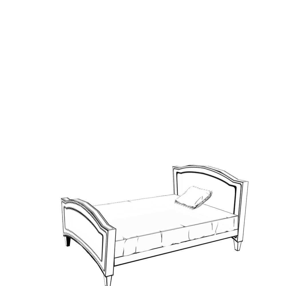 Isometric living room layout based on a sofa photo 1