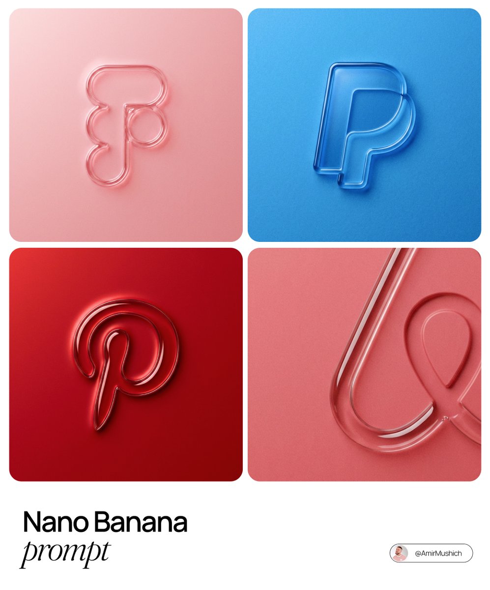 3D embossed brand logo on monochrome background 1