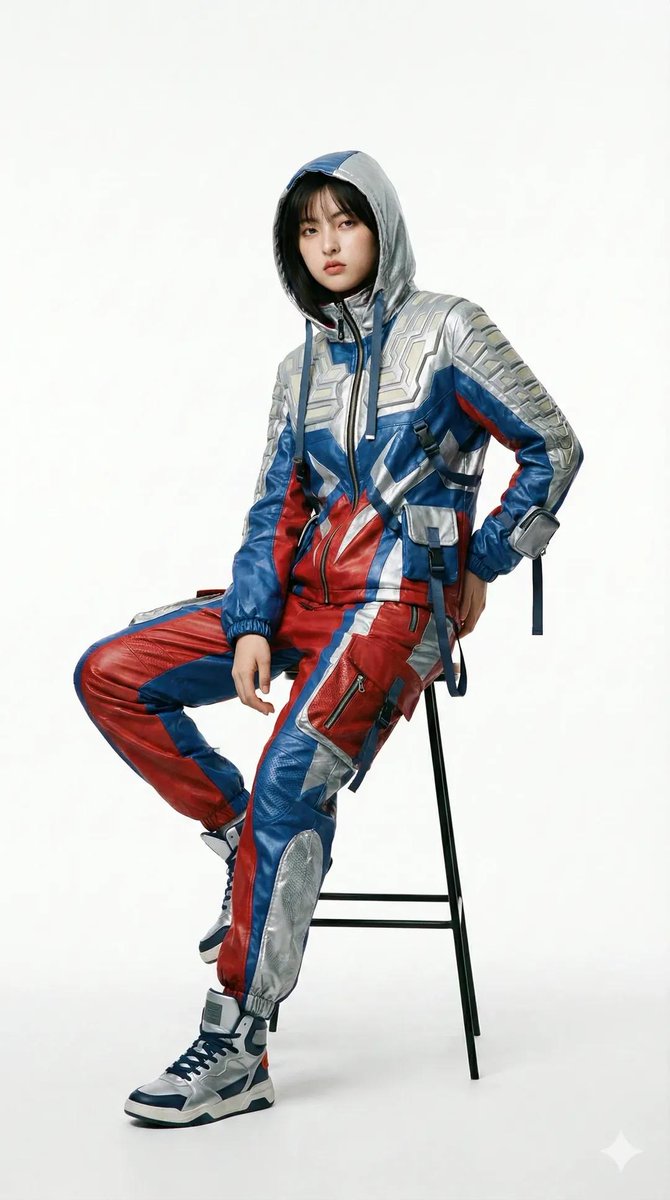 Editorial Fashion Photography with Structural Mimicry Prompt 3