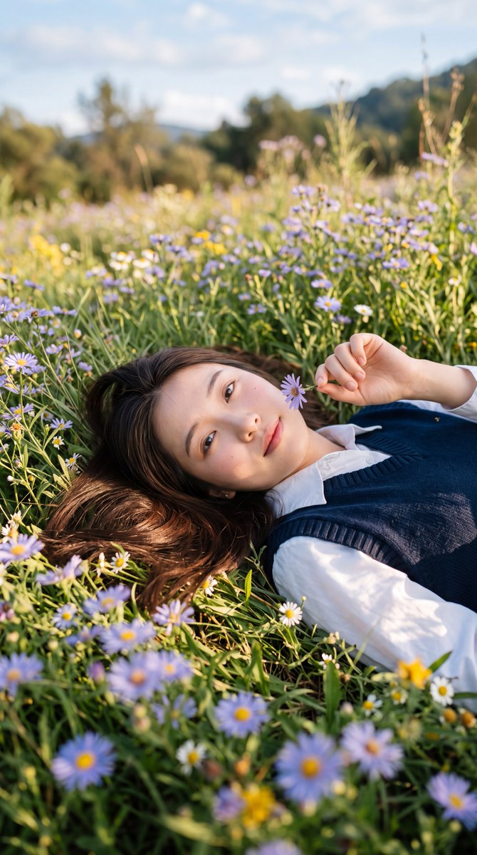 Dreamy Meadow Portrait 1