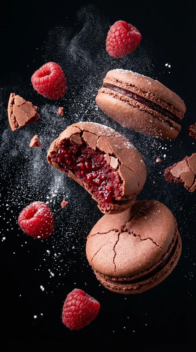 Luxury Floating Macarons Ad 2