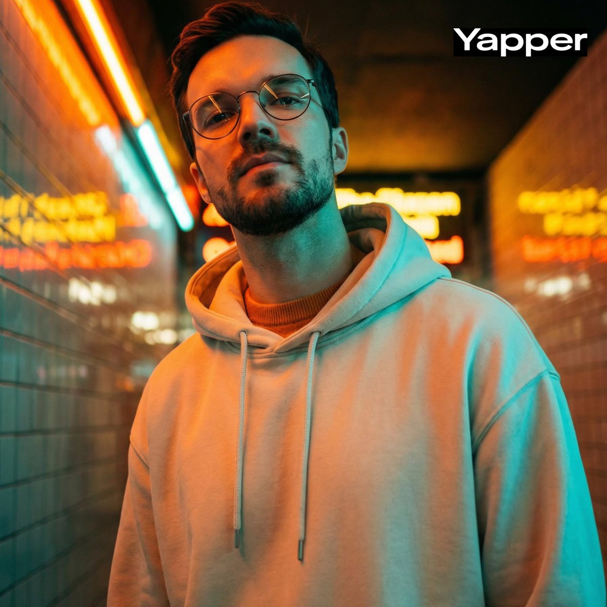 Cinematic Urban Streetwear Portrait with Neon Lighting 1