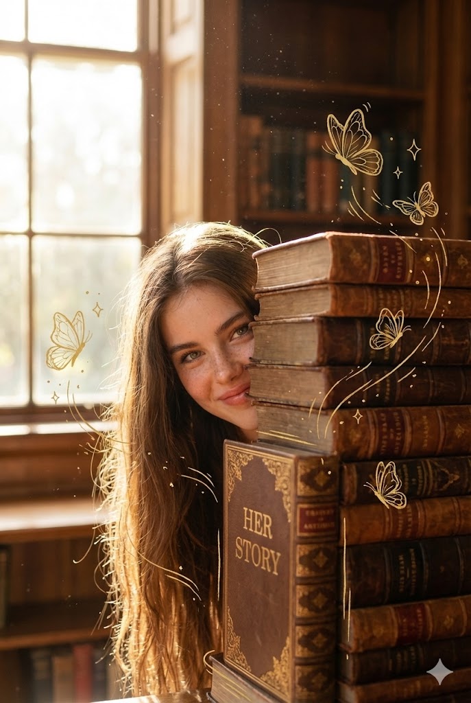 Library Peek-a-Boo Doodle Prompt 1