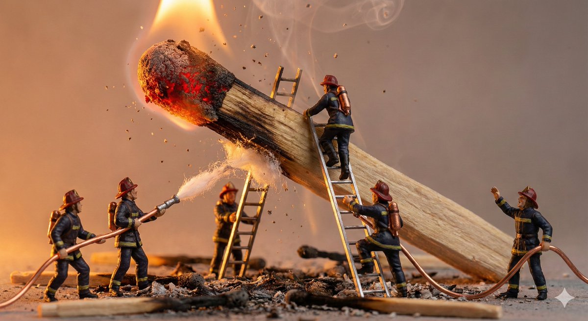 Tiny People, Giant Problem Diorama Prompt 1