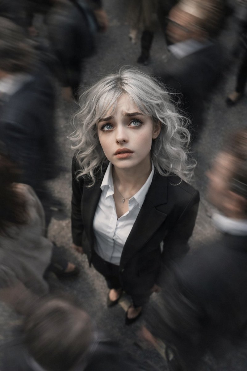 Top-View Street Scene with Motion Blur 1