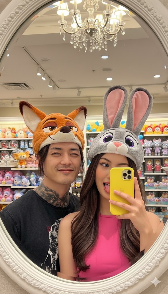 Zootropolis Couple Mirror Selfie Prompt 4