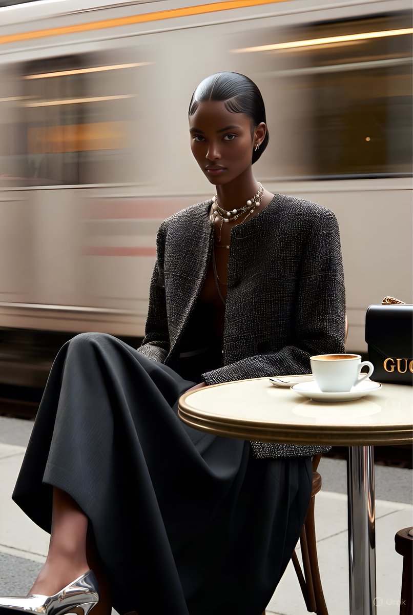 Gucci Campaign Subway Platform Fashion Prompt 3