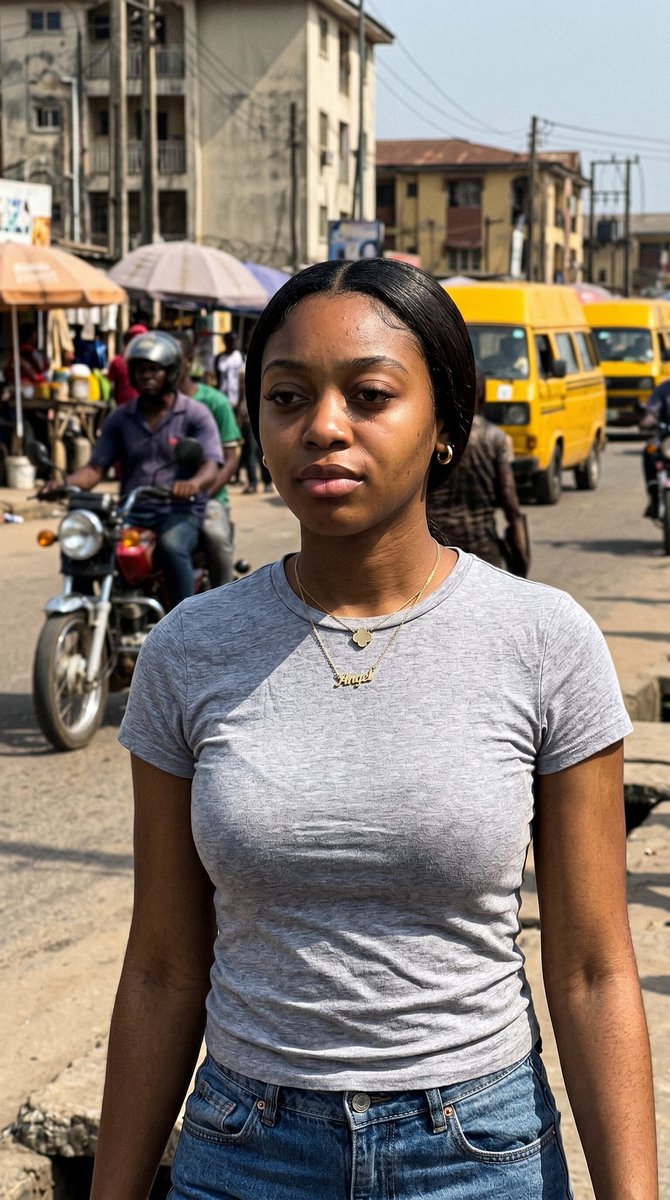 Lagos Street Candid iPhone Shot 1