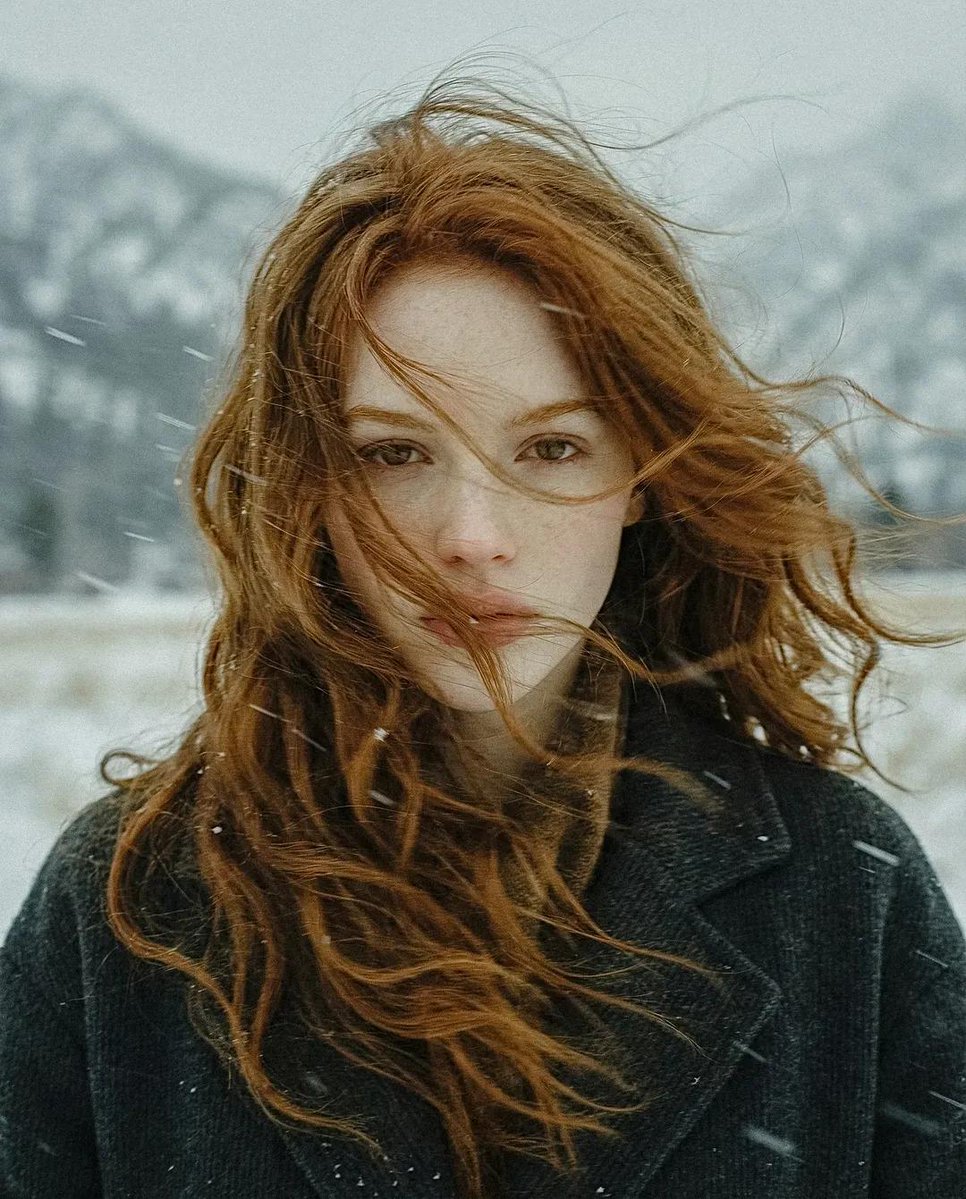 Poetic Cinematic Winter Portrait 2