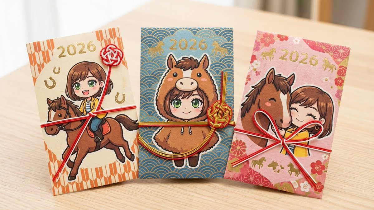 Year of the Horse Pochibukuro (Envelope) Prompt 1