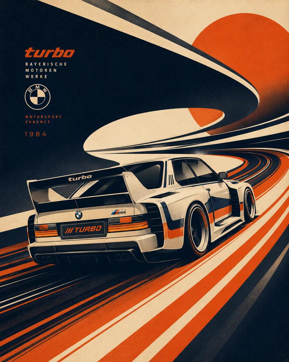 Futurist Retro Vehicle Illustration 1