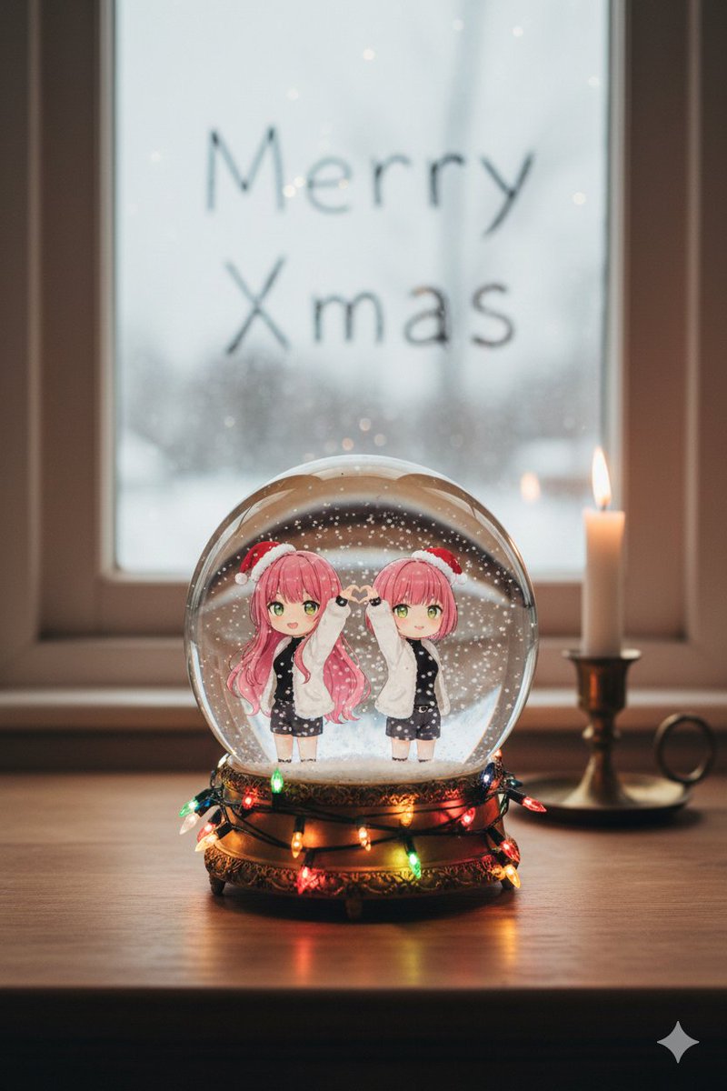 Snow globe character illustration prompt for Nano Banana Pro 2