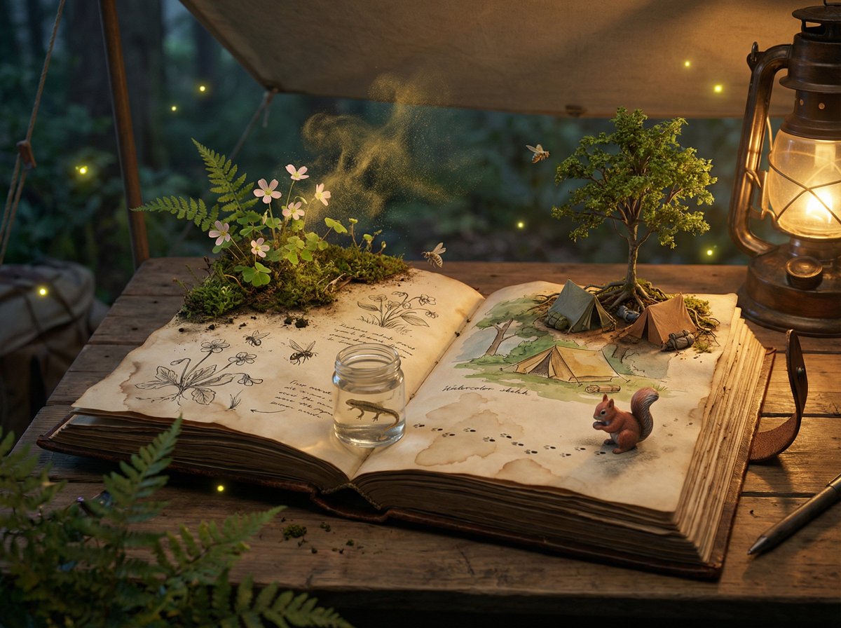 Naturalist Field Journal Ecosystem Scene 2