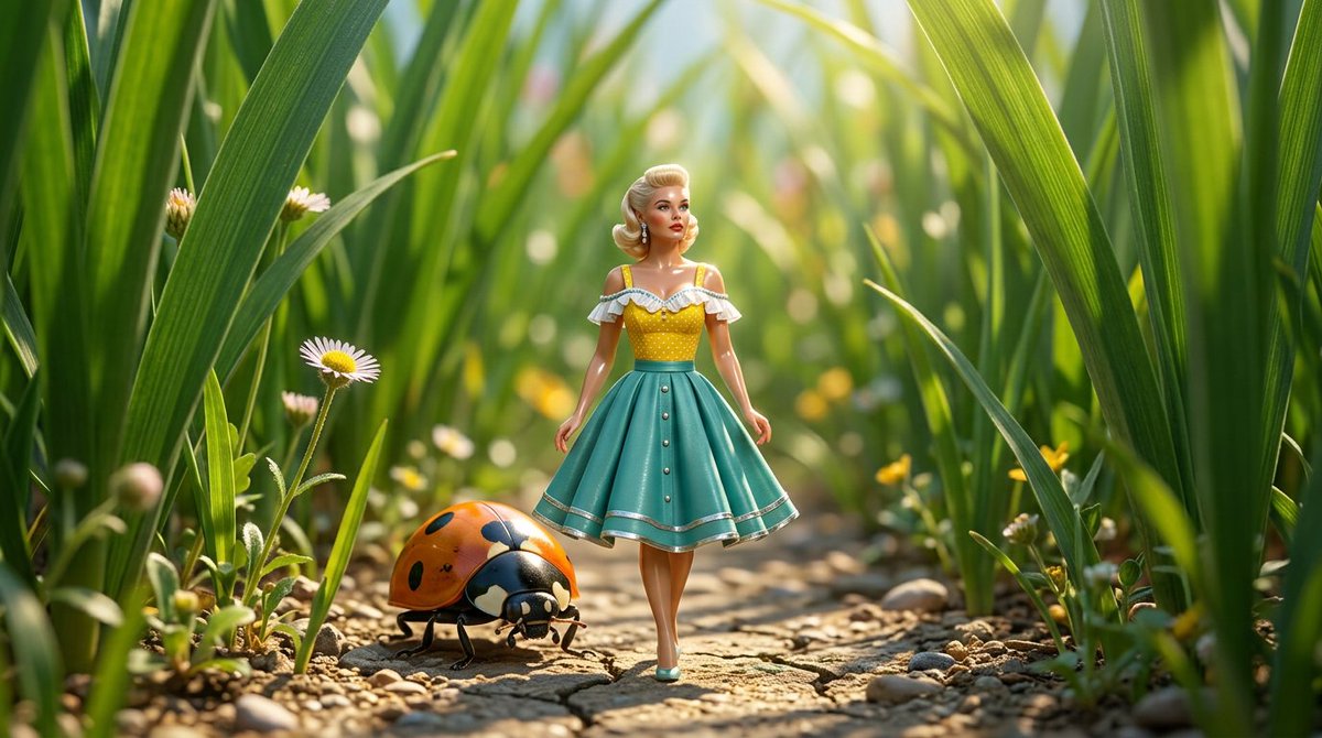 Macro Photorealistic Miniature Woman 1