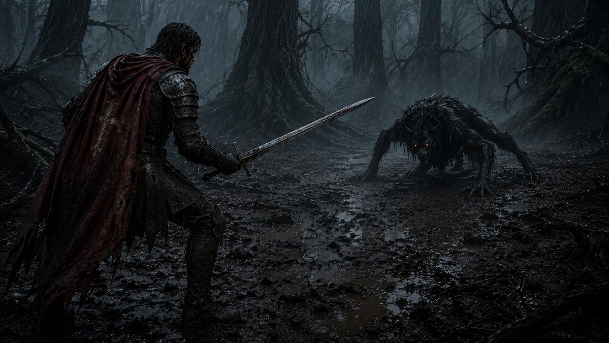 Dark Fantasy Paladin Duel 1