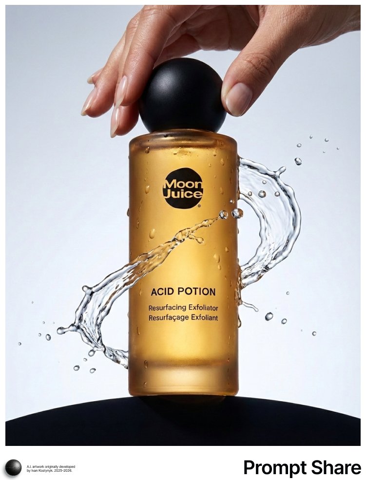 Cosmetic Product Shot with Water Splash 1