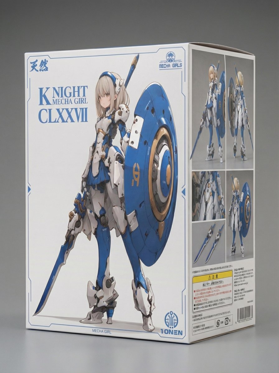 Plastic Model Kit Packaging Generation Prompt 4