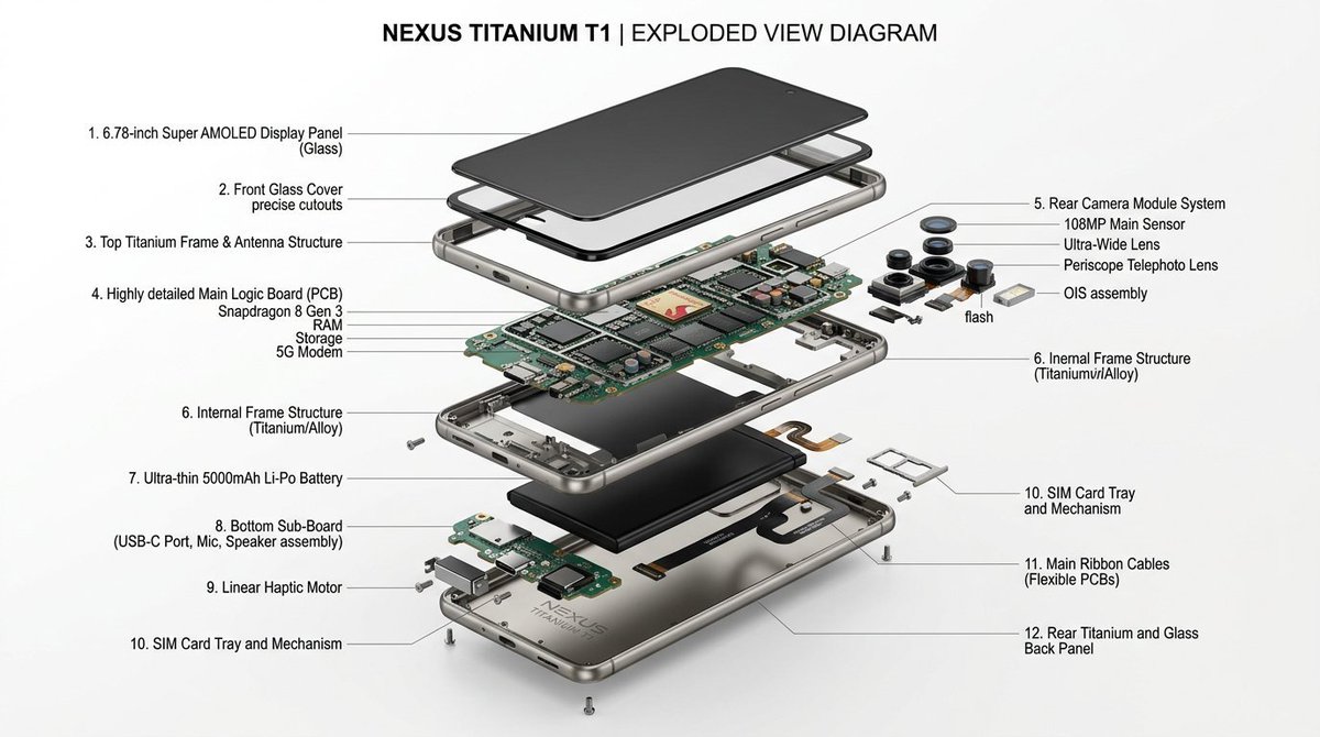 Exploded View Infographic Diagram Prompt 1