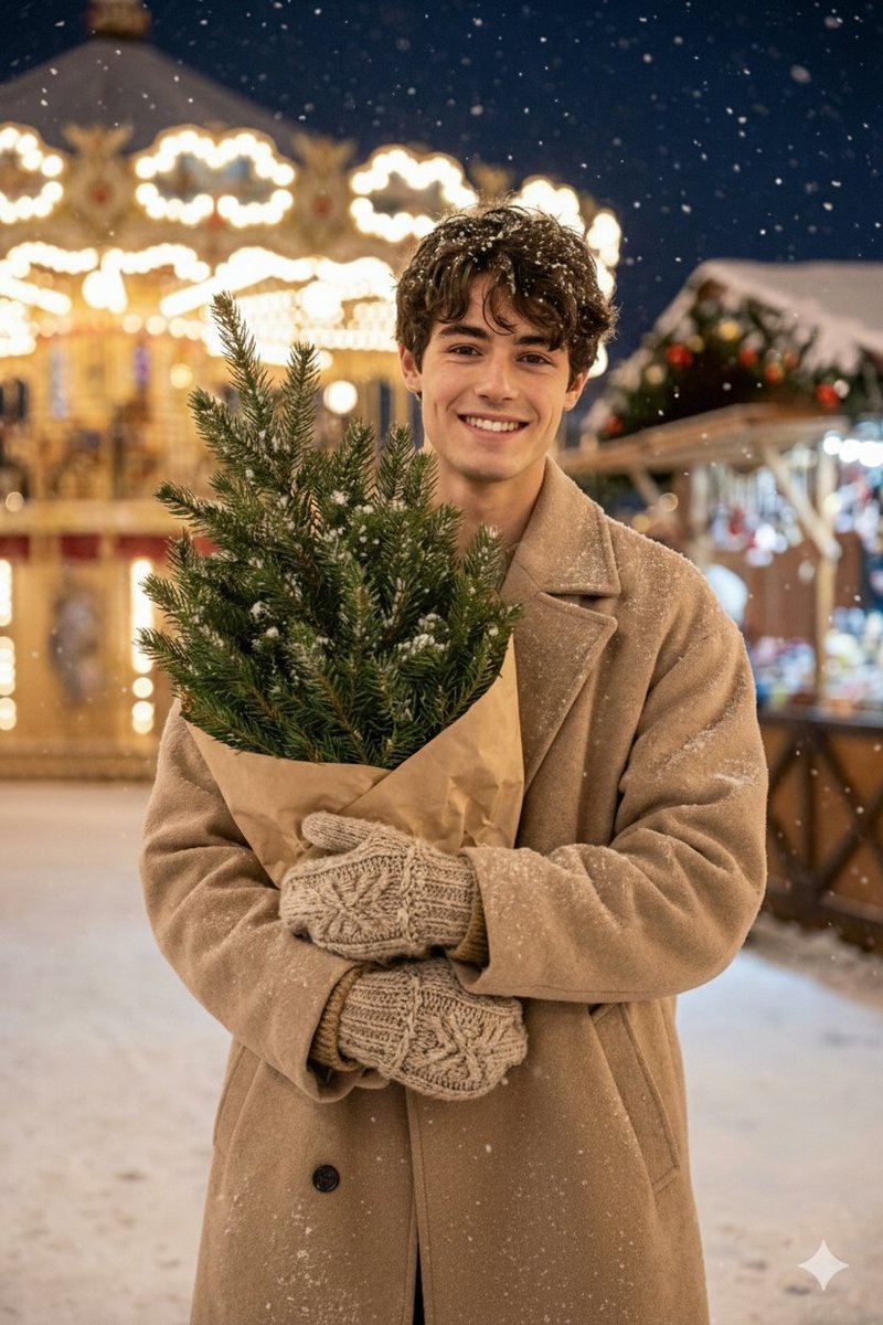 Hyper-realistic Christmas Village Portrait 1