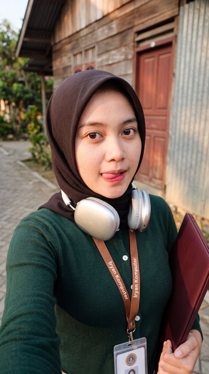 Casual Hijab Selfie Portrait 3