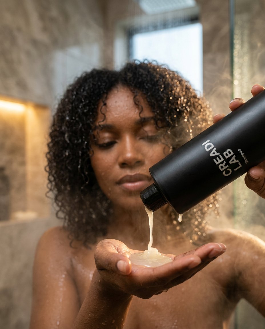 Luxury Beauty Ad Prompt (Shower Scene) 2