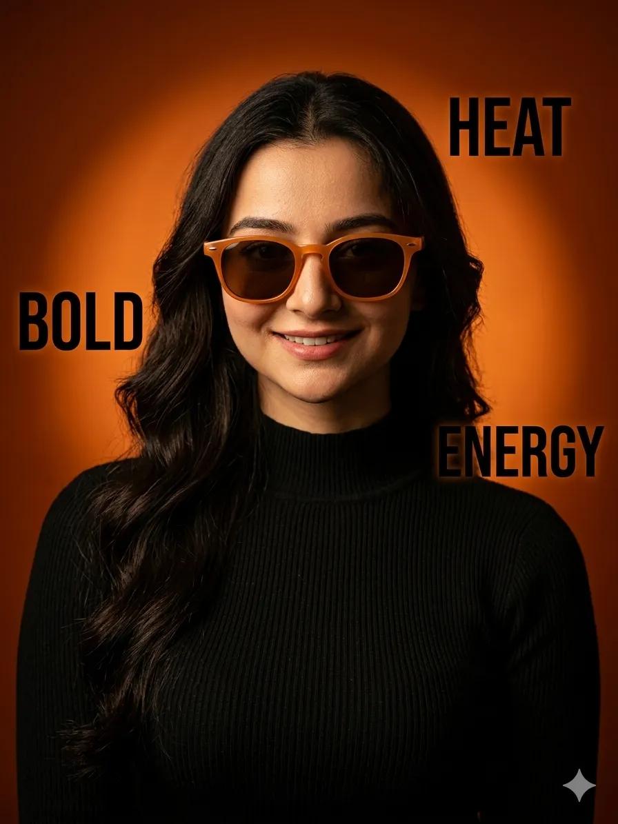Ultra-Realistic Fashion Portrait with Bold Typography 3
