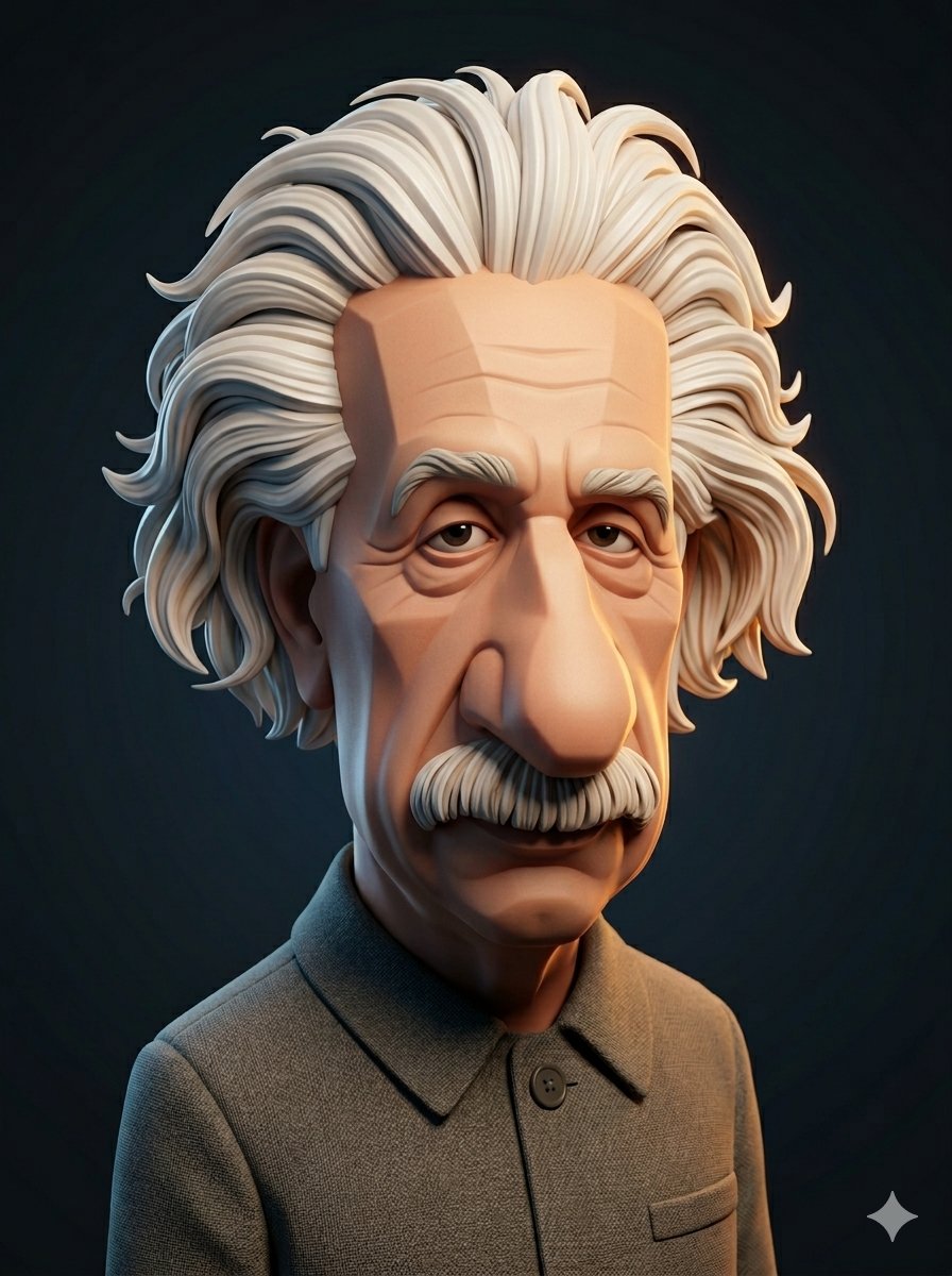 3D Stylized Caricature Portrait 2