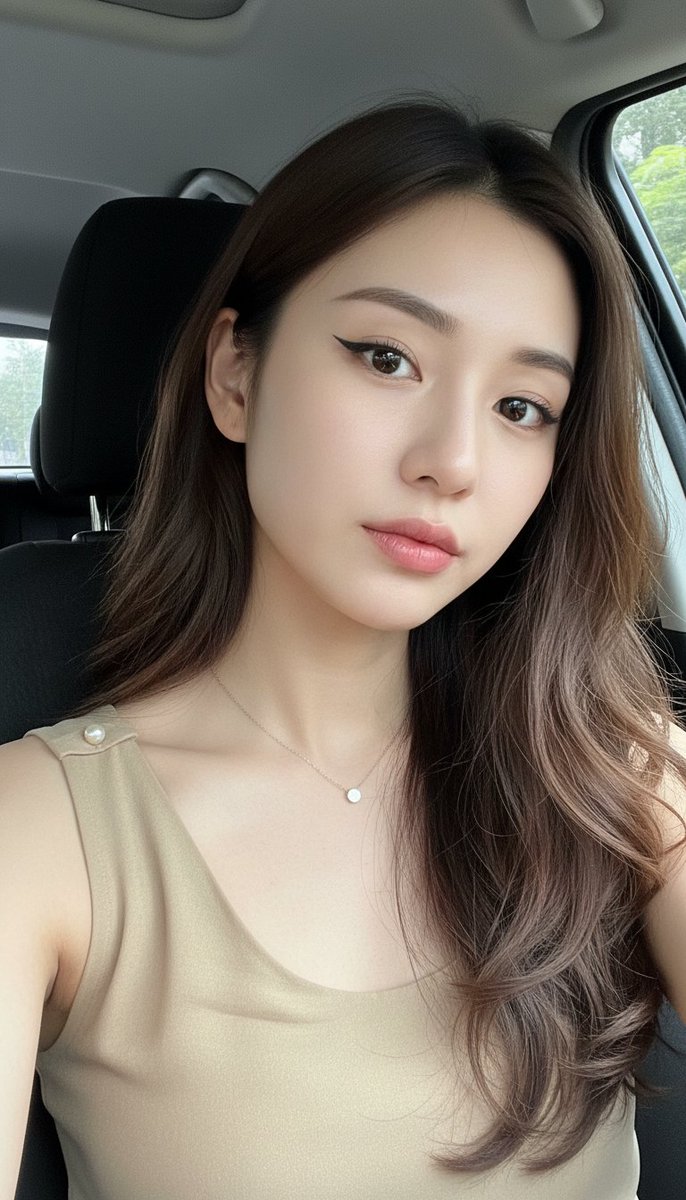 Realistic Car Interior Selfie 4