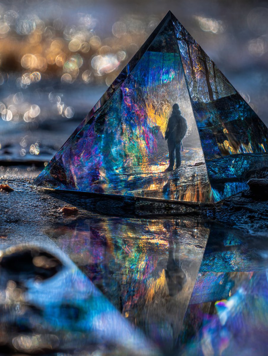 Conceptual Art Prompt: Upside Down Ceramic Pyramid 2