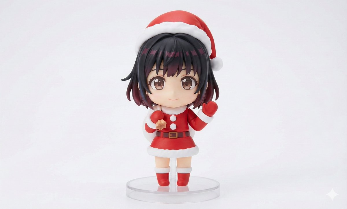 Chibi Santa Character Figure Generation Prompt 2