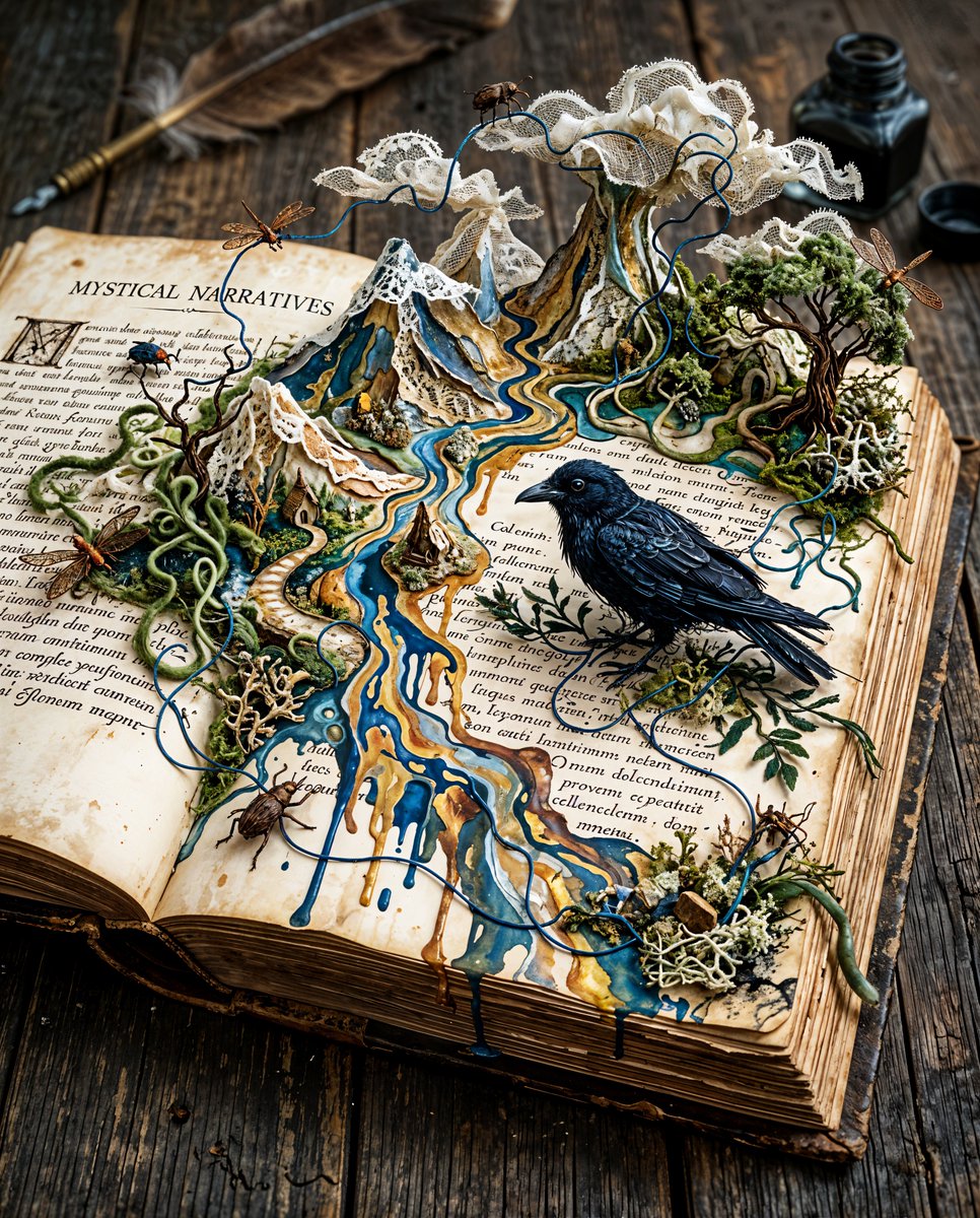 Surreal Miniature Book World 1