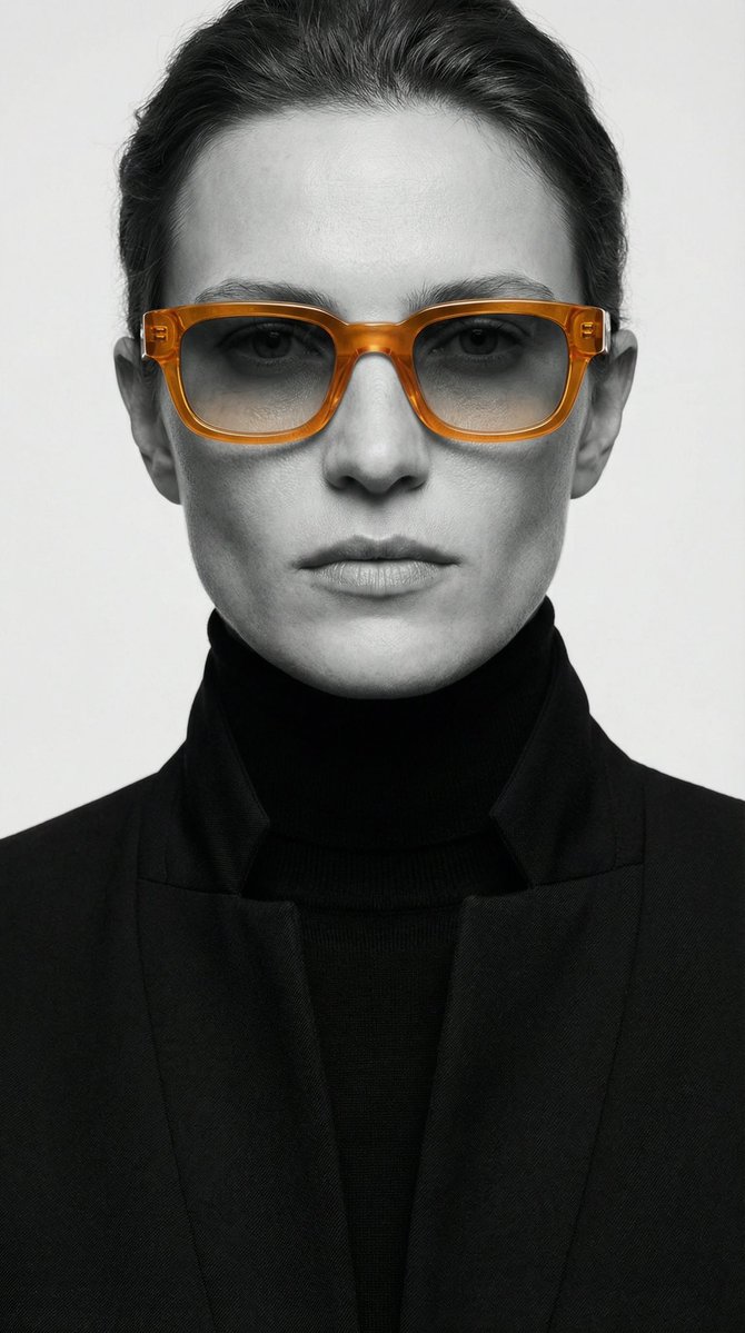 Selective Color Monochrome Studio Portrait 2