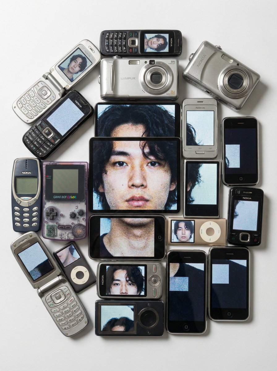 Y2K Tech Collage Portrait 2