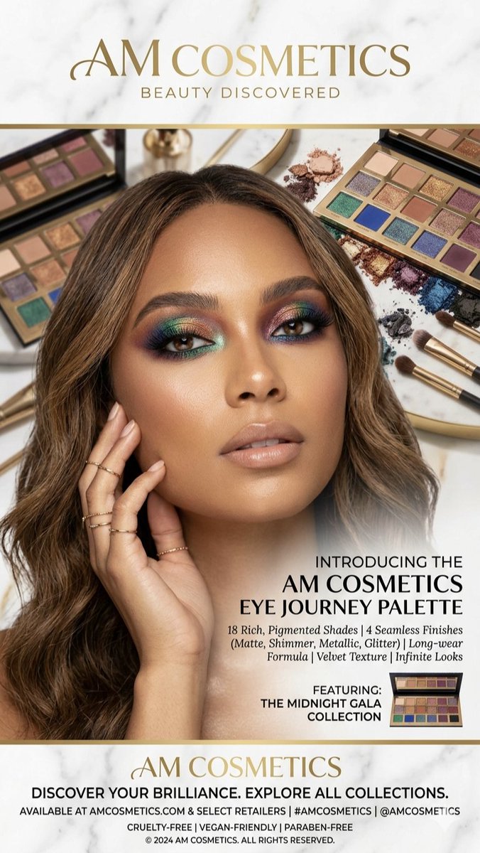 Luxury Makeup Palette Advertisement 1