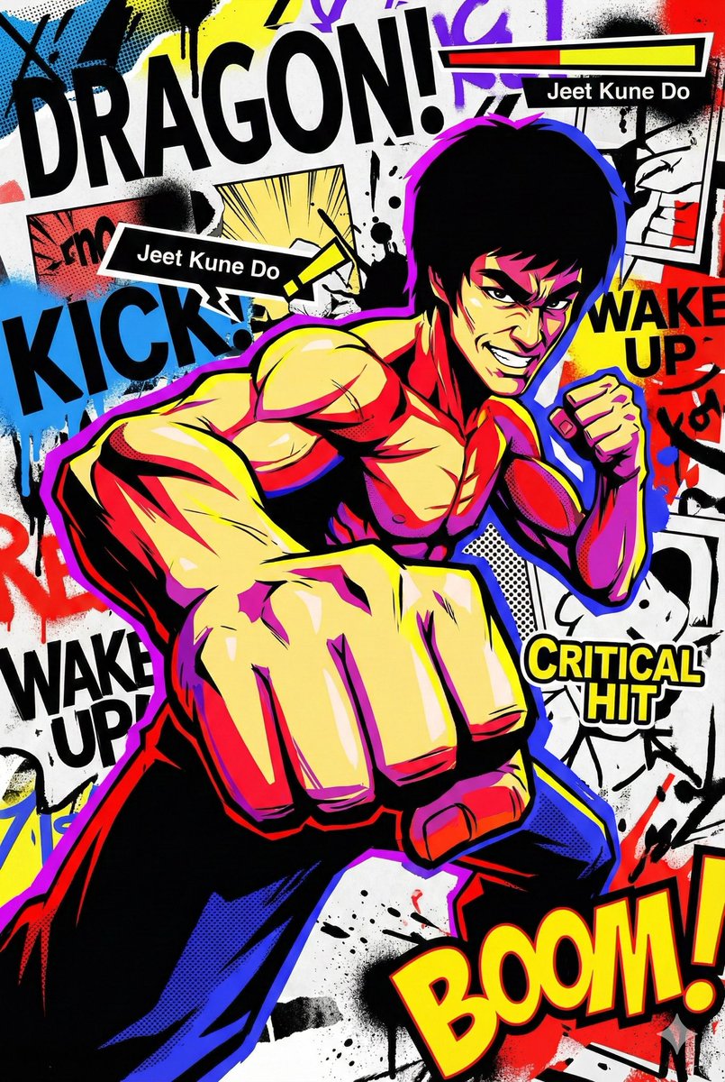 Persona 5-inspired pop-art anime poster for a custom chuunibyou character 1