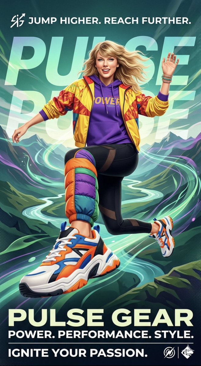 High-energy sports advertisement poster 1