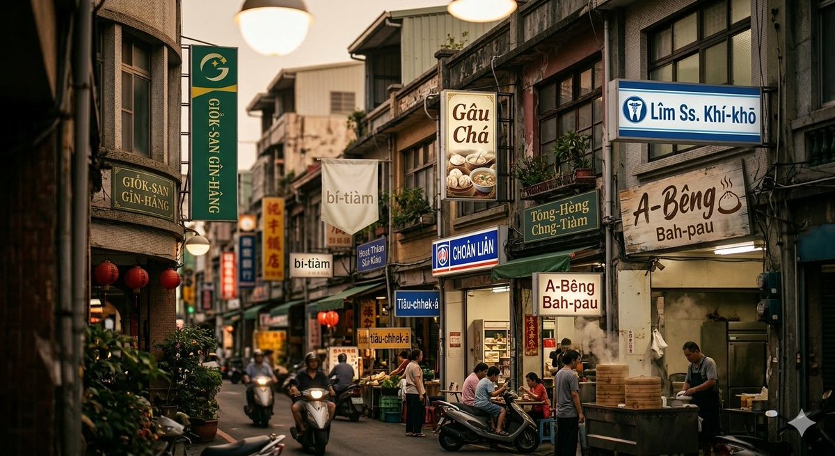 Generating Romanized Taiwanese streetscape with Nano Banana 2 1