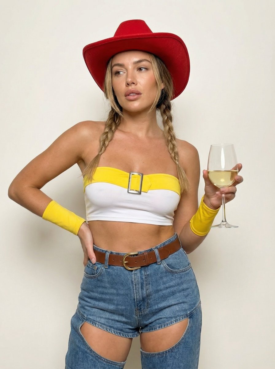 Toy Story Jessie Inspired Cowgirl Cosplay Fashion Shot 3
